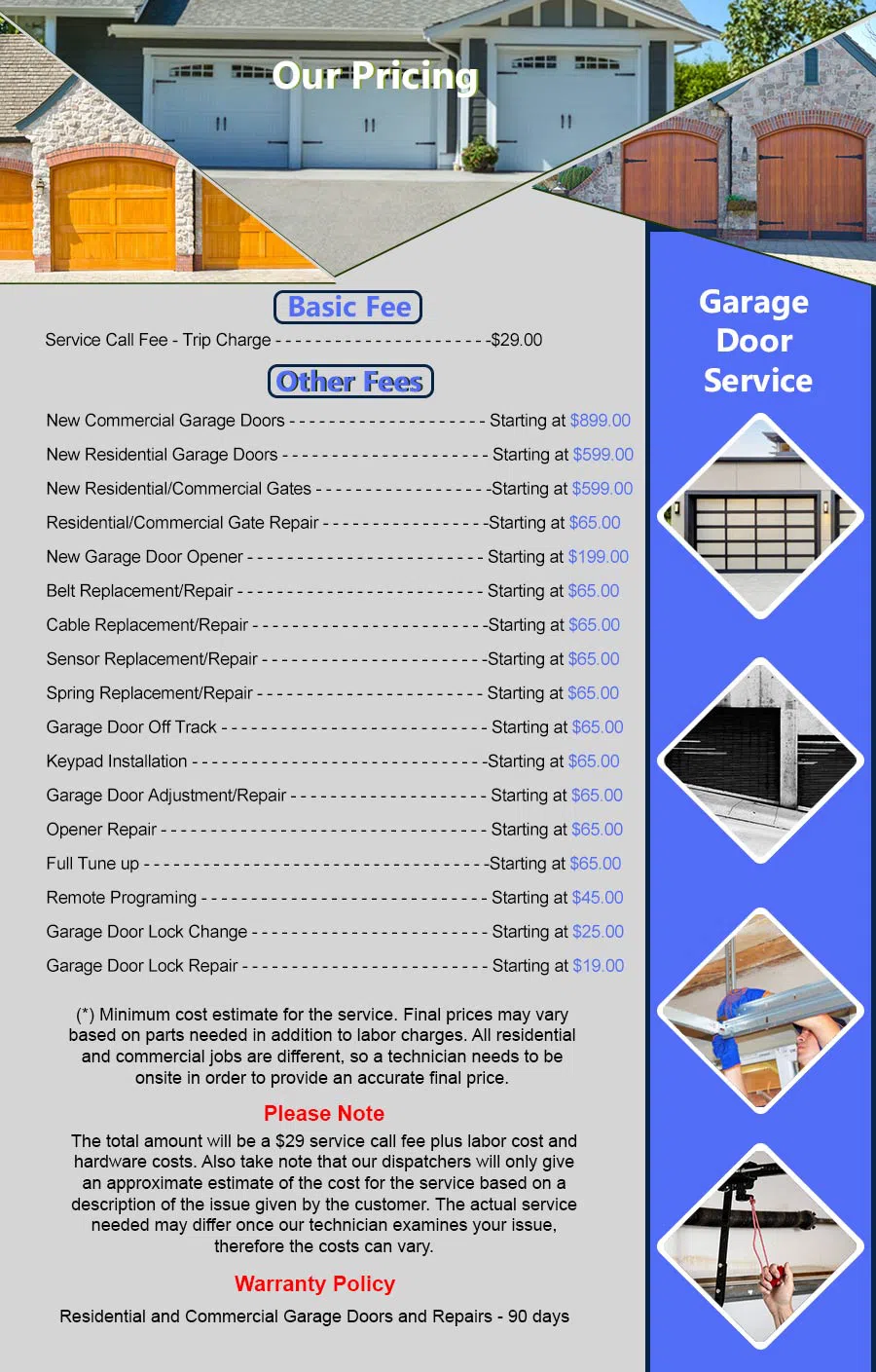 Metro Garage Door Service Joliet, IL 815-566-4992